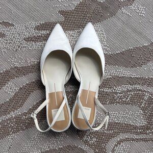 Dolce Vita Carel Heels True White Satin (9.5)